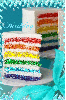 Happy Birthday rainbow cake