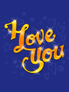 I love you blue and gold
