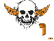 mystic orange skull