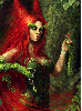 goth faerie with red hair