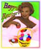 MARILYN MONROE WITH EASTER EGGS