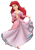 Ariel's pink dress