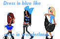 Fashion Punk in Blue 