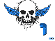 nyosha blue skull