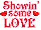 showin love