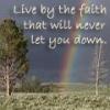 Live by faith rainbow