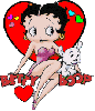 colorful Betty Boop
