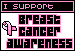 I Support Breast Cancer Awarness