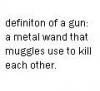 definition of a gun