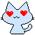 blue cat - in love <3