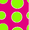 pink green dots