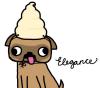 dog w/ ice cream