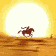 Riding Horseman 