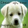 Cheer up emo puppy <3