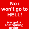 no i wont go to hell!