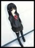 anime emo school girl