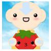 Cute Aang with strawberry
