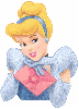 CInderella with Letter and Glitter