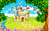 cute fantasy land with a castle