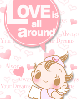 cute pink baby : love is all around