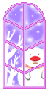snowman in window