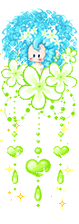 cute bboguri in flowers