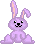 purple bunny
