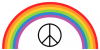 rainbow&&peacesign