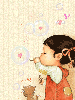 LIL GIRL WITH BUBBLES