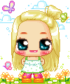 cute kawaii blonde girl
