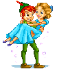 Disney - Peter Pan Holding Wendy