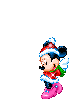 sweet christmas minnie mouse
