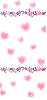 cute kawaii pink hearts & flowers