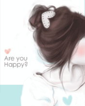cute kawaii fashion girl are you happy