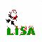 santa skating on Lisa