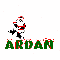 santa skating on Ardan