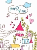 cute kawaii happy time house