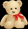 Teddy Bear With Red Bow