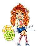 cute kawaii lollipop girl