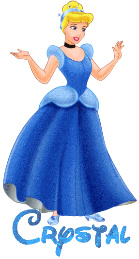 Cinderella in Blue Dress with Name