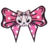 skull with a pink bow