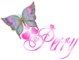 Glitter Butterfly with Name