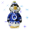 Colts Penguin with Sparkles