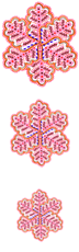 pink flakes
