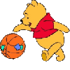 Pooh With Basketball