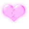 I Love You in a pink blinking heart