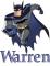 batman flying over Warren