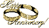 rings  - happy anniversary
