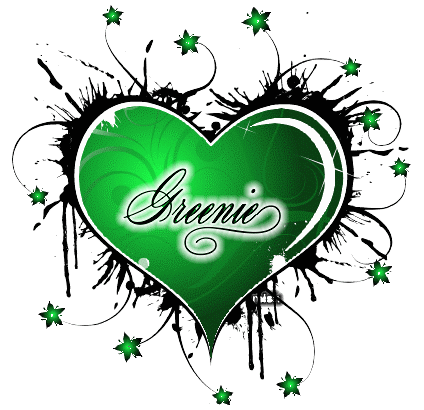 greenie green heart