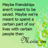 Maybe friends aren't 
